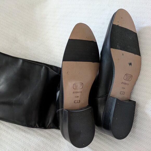 NATURALIZER - Tall Black Leather Boots - Picture 5 of 6